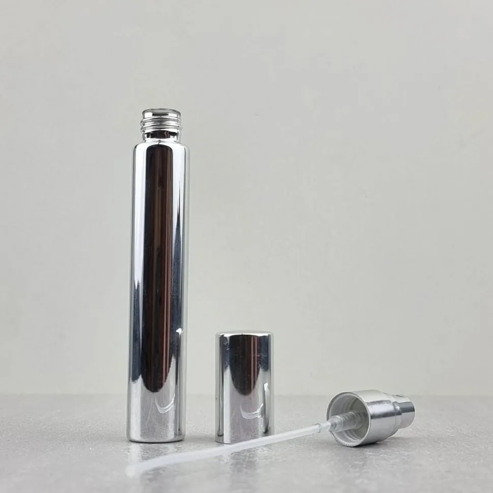 Zerstäuber für Parfüm, 15 ml, silberfarben