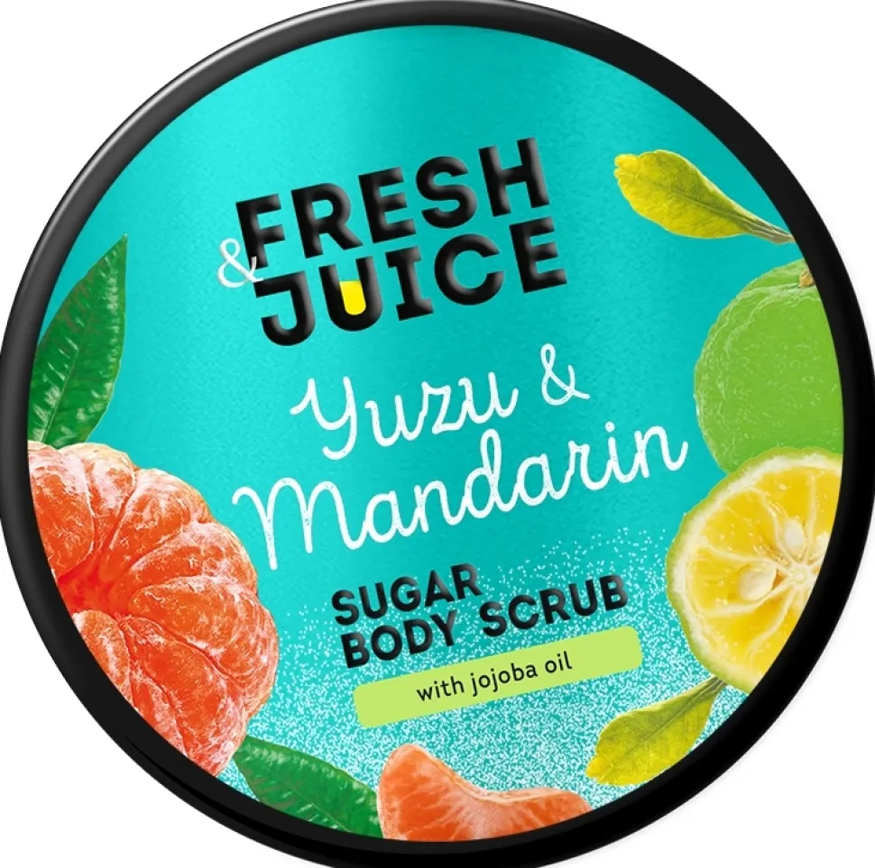 Zucker-Körperpeeling „Yuzu und Mandarine“