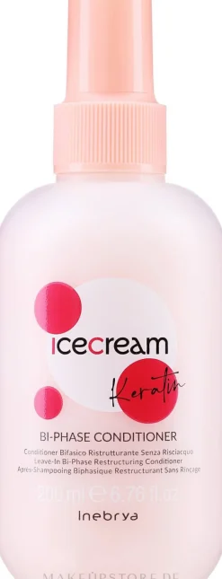 Zweiphasiger Haarspülung-Spray mit Keratin