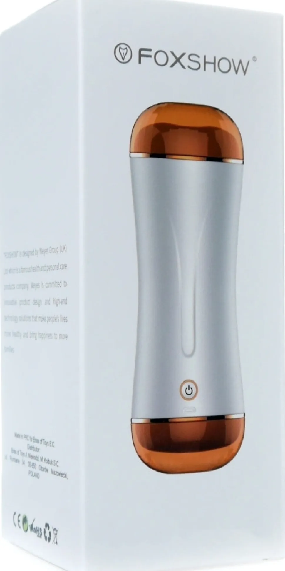 Zweiseitiger Masturbator, weiß